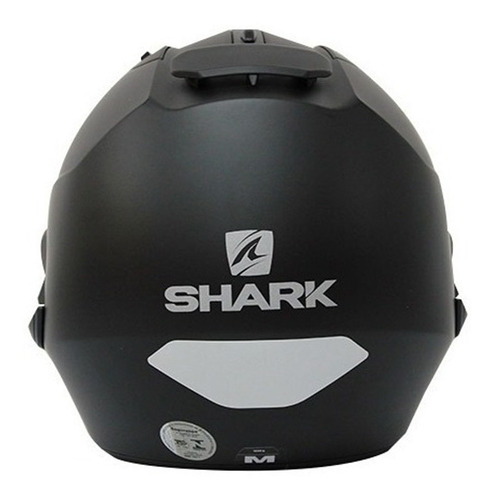 Capacete Shark Evo Es Blank Preto Fosco Articulado 