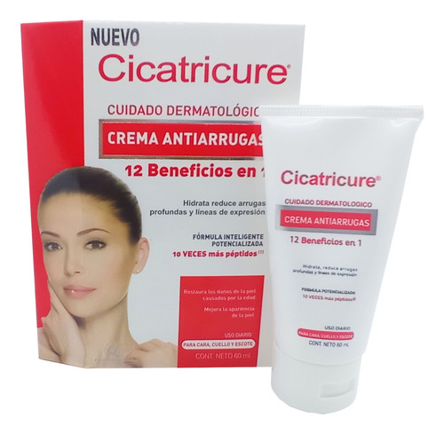 Cicatricure Crema Antiarrugas 12 Beneficios En 1 De 60ml