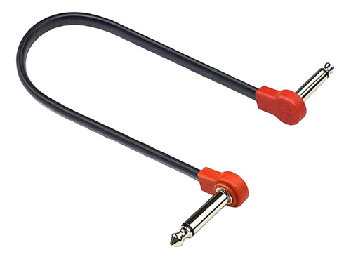 Cable De Pedal De Efectos De Guitarra, Cables De 50cm Rojo