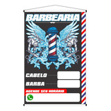 Banner Divulgação Barbearia Barbeiro Corte Cabelo  100x70cm