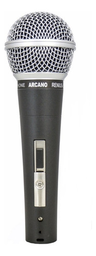 Microfone Arcano Renius-8 Dinâmico Com Cabo Xlr-p10