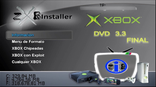 Zxb Installer (dvd Instalador) Para Xbox Clássico