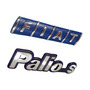 Kit 4 Insignias + Centros Llanta Fiat Uno Scr 1.6 Fiat Topolino