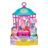 Pájaro Con Jaula Little Live Pets Rainbow Glow