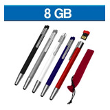 Usb Memoria 8gb Bolígrafo Touch Económica Logo 5pz Ut Usb121