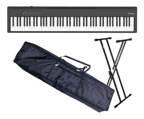 Roland Fp-30x-bk Piano Digital 88 Teclas + Funda + Base Full