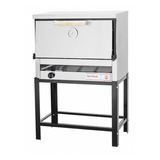 Horno Pizzero Gas 6 Moldes Acero Sol Real Industrial 067