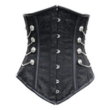 Disfraz De Mujer Elastic Bone Corset Gothic Steampunk Roc