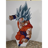 Goku Dragon Ball Figura Decorativa Coroplast Fiestas Eventos