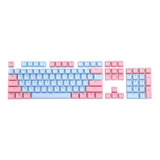 Keycaps Rosa Celeste 104 Teclas Pbt Oem Premium