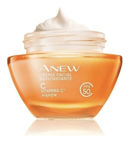 Avon Anew Crema Facial Antioxidante Vitamina C Con Fps 50