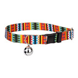 Collar Para Gato Diseño De Pinos De Verano Peso Pluma