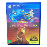 Aladdin E O Rei Leão Playstation 4 Jogo Original Ps4 Game