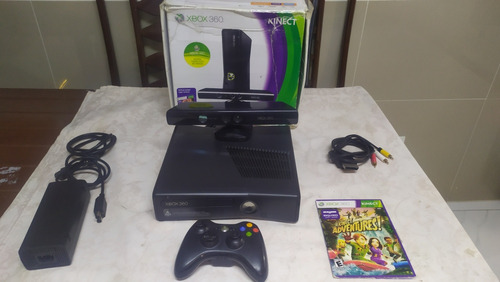 Xbox 360 Slim Rgh Com Kinect Na Caixa