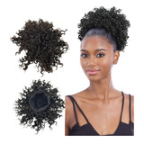 Aplique Coque Afro Puff - 120g/30cm - Textura Natural Weng