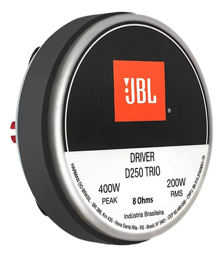 Driver Jbl D250 Trio 200w Rms