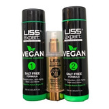 Vegano Shampoo, Acondicionador Y Aceite De Argan Liss Expert