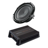 Combo Subwoofer Audison Aps 8d Slim + Módulo Hertz Dpower 1