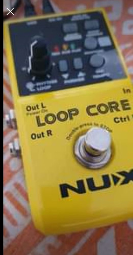 Pedal De Efecto Nux Loop Core  Amarillo