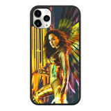 Funda Protector Para iPhone Wonder Woman Gold Maravilla