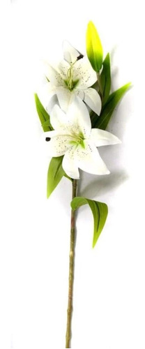 Flor Artificial Vara Flores Lirio Blanco M2 - Sheshu Home