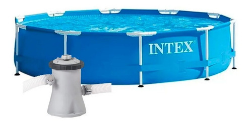 Alberca Metalframe Pool Circular Intex 3.05m Con Bomba