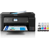 Impresora A Color Multifunción Epson Ecotank L14150 Con Wifi Negra 100v/240v