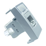 Módulo Tomada Rj45 Margirius Sleek Branca Cat6 Gigabit