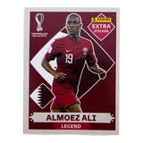 Almoez Ali Legend Figurinha Extra Sticker Bordo Copa 22