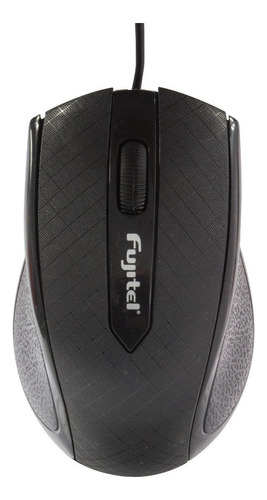 Mouse Wired Usb Negro Fujitel