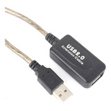 Cabo Usb Integrado De 20 M 2.0 Tipo A Para Extensão Fêmea