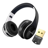 Combo Auriculares Inalámbricos + Adaptador Bt5pro Para Pc V4