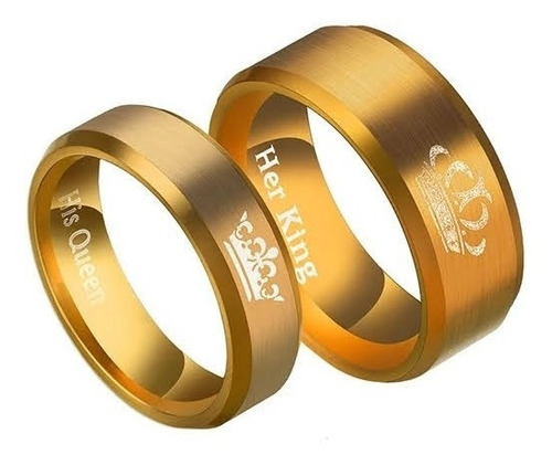 Anillos De Matrimonio En Acero Inoxidable. Precio X Unidad.