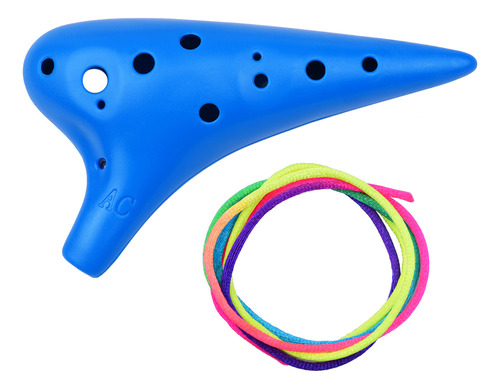 Flauta Musical Ocarina Holes De Plástico Para 12 Piezas