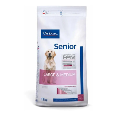 Alimento seco Virbac senior para perro mediano\u002Fgrande sabor cerdo\u002Fpollo 12kg | Envío gratis