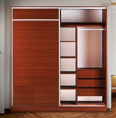 Ropero / Placard Melamina Premium 1.60m. - 2 Puertas - Tigre