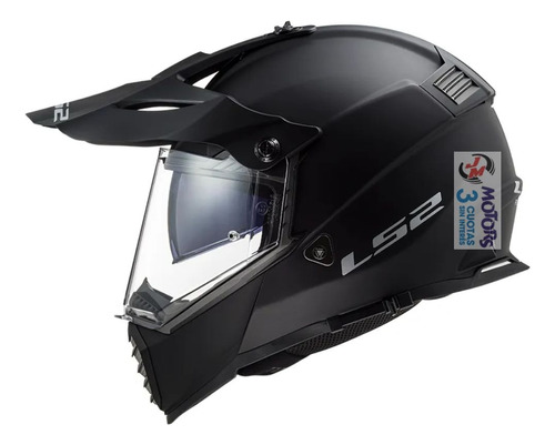 Jm Nuñez Casco Moto Cross Ls2 Mx 436 Pioneer Evo Negro