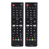 2x Controle Remoto Inteligente Para Tvs LG Smart Tv Hd, LG F