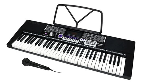 Teclado Musical Iniciantes Waldman Kep6120x2 61 Teclas Bi