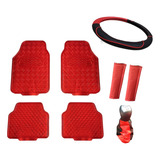 Cubre Alfombra Roja +c/pal.+ C/volante+cint.- Renault Duster