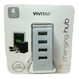 Cargador/base De Carga Usb 4 Puertos Vivitar