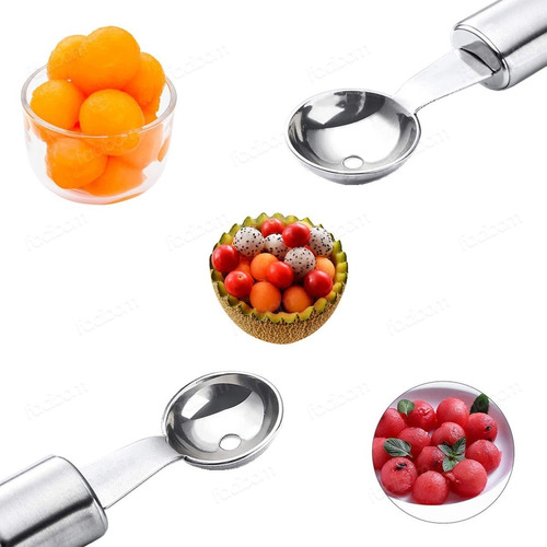 Boleador Inox Para Frutas Sorvetes Polpas Eventos Decoração