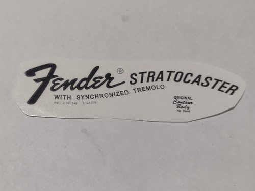 Decals Fender Stratocaster Calco Al Agua 1