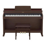 Piano Casio Ap470 Celviano 88 Teclas Usb Mueble Taburete Color Marrón