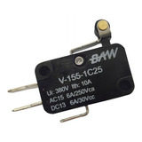 Microswitch Por Palanca Corta Con Roldana V-155-1c25 Baw