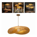 Bamboo Rattan E27 Hanging Luminaire Chandelier Luminaire