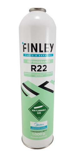 Garrafa Refrigerante Aire Acondicionado Finley R22 Puro 1kg
