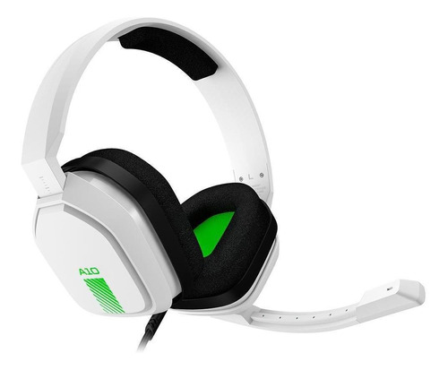 Auriculares Astro Gaming A10 Para Consolas Y Pc, Blancos Y Verdes