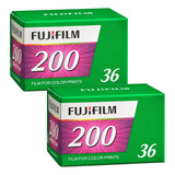 2 Rollos 35mm Color Fuji X 36 Fotos 200 Asa Camara Analogica
