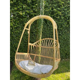 Sillon Hamaca Colgante De Rattan Natural  De Indonesia ! 